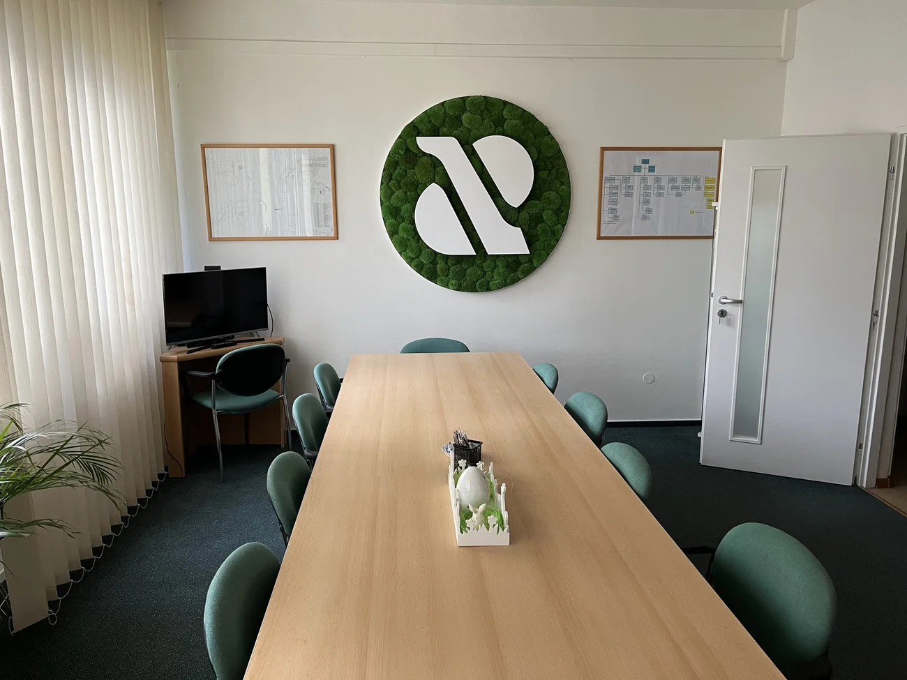 SCS Software, Prag, Blumenwand SCS Software, Prag
